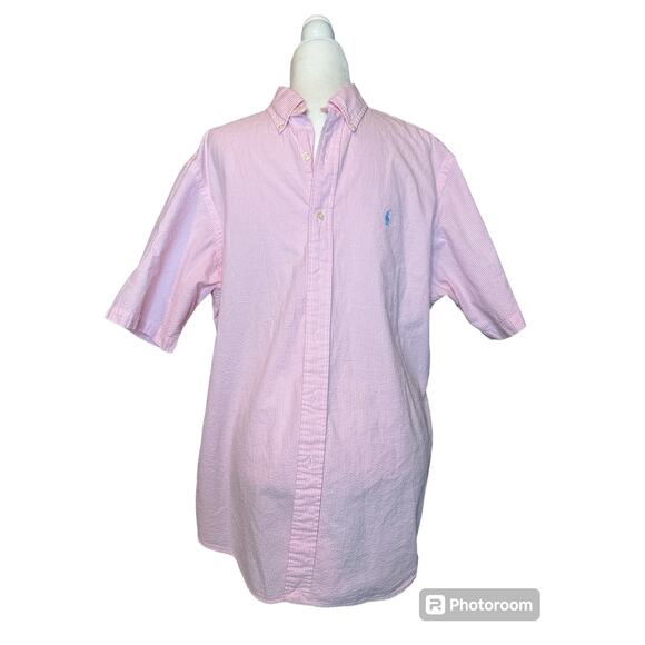 Ralph Lauren Other - Ralph Lauren Classic Fit short sleeve button up seersucker stripe